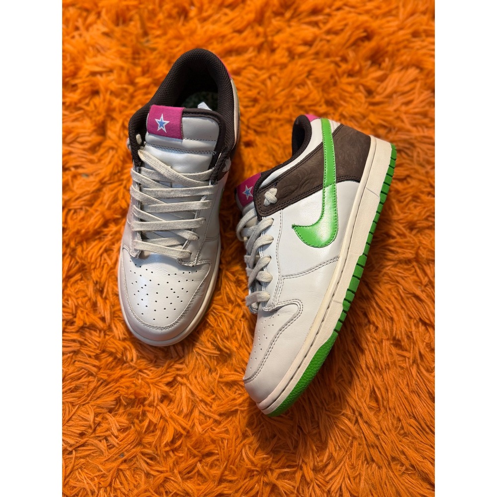 Nike Dunk Low Birch Atomic Red Light Chocolate 308608-261 Womens 11